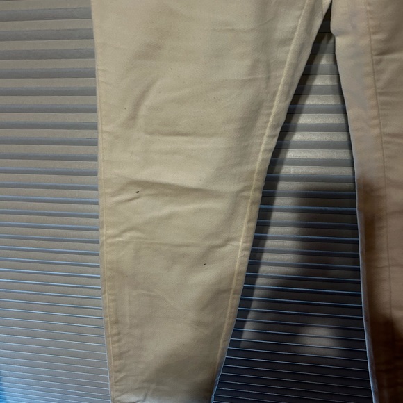 EUC Cream Velour Skinny Ankle Jeans 8 - Picture 3 of 6